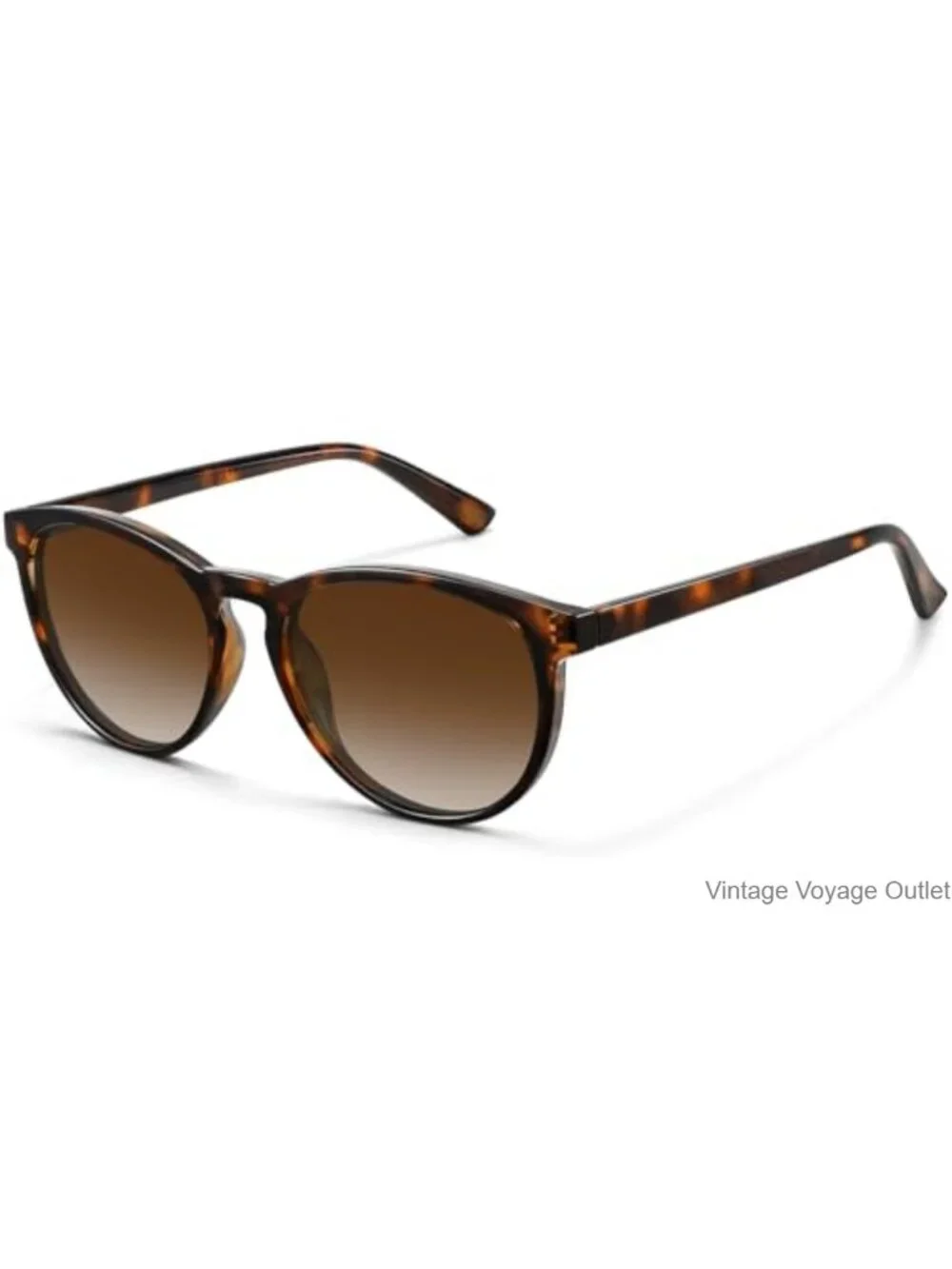 Retro Round Polarized Sunglasses for Women UV400 Protection